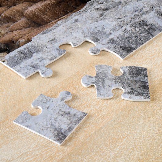 Mammoth Hot Springs in Yellowstone National Park Legpuzzel (Zijkant)