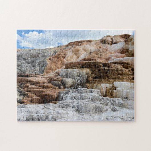 Mammoth Hot Springs in Yellowstone National Park Legpuzzel (Horizontaal)