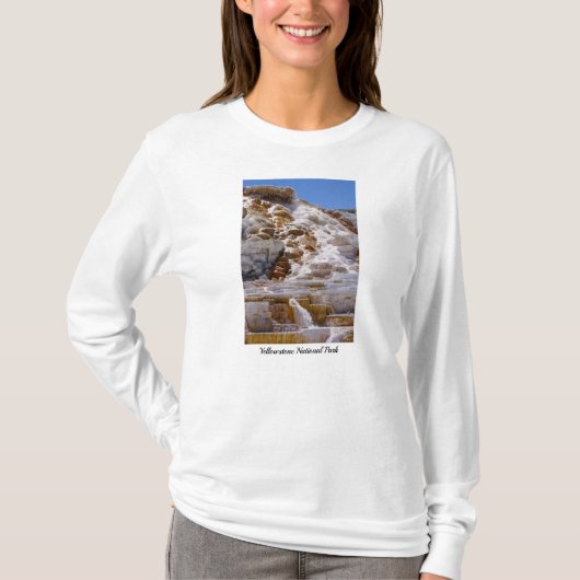 Mammoth Hot Springs Long-hoeve T-Shirt (Voorkant)