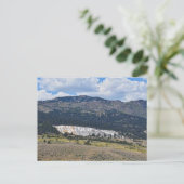 Mammoth Hot Springs Panorama, Yellowstone, Wyoming Briefkaart (Staand voorkant)
