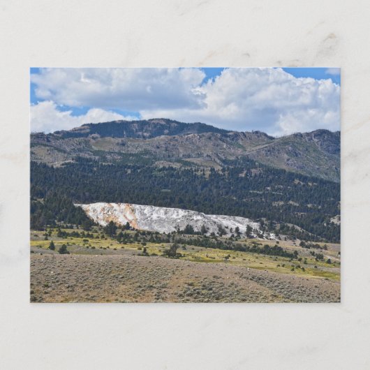 Mammoth Hot Springs Panorama, Yellowstone, Wyoming Briefkaart (Voorkant)