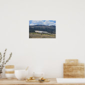 Mammoth Hot Springs Panorama, Yellowstone, Wyoming Poster (Keuken)