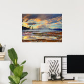 Mammoth Hot Springs Poster (Thuiskantoor)