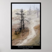 Mammoth Hot Springs Poster (Voorkant)