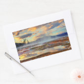Mammoth Hot Springs Rechthoekige Sticker (Envelop)