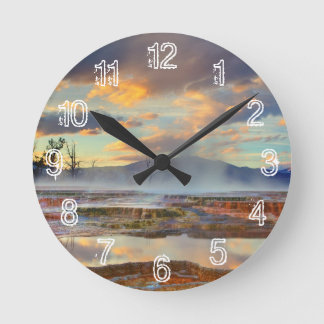 Mammoth Hot Springs Ronde Klok