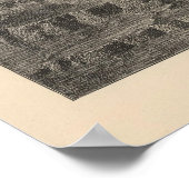 Mammoth Hot Springs-uitzicht Poster (Hoek)