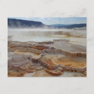 Mammoth Hot Springs Yellowstone Briefkaart
