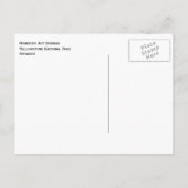 Mammoth Hot Springs, Yellowstone National Park Briefkaart (Achterkant)