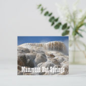 Mammoth Hot Springs, Yellowstone National Park Briefkaart (Staand voorkant)