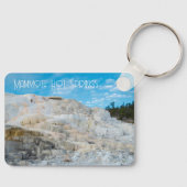 Mammoth Hot Springs Yellowstone National Park Sleutelhanger (Voorkant)