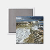 Mammoth Hot Springs, Yellowstone National Park, Wy Magneet (Voorkant / Achterkant)