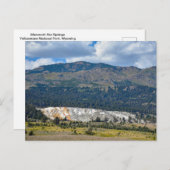 Mammoth Hot Springs, Yellowstone, Wyoming Briefkaart (Voorkant / Achterkant)