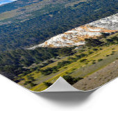 Mammoth Hot Springs, Yellowstone, Wyoming Poster (Hoek)
