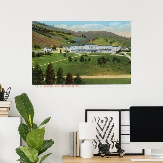 Mammoth Hotel, Yellowstone Poster (Thuiskantoor)