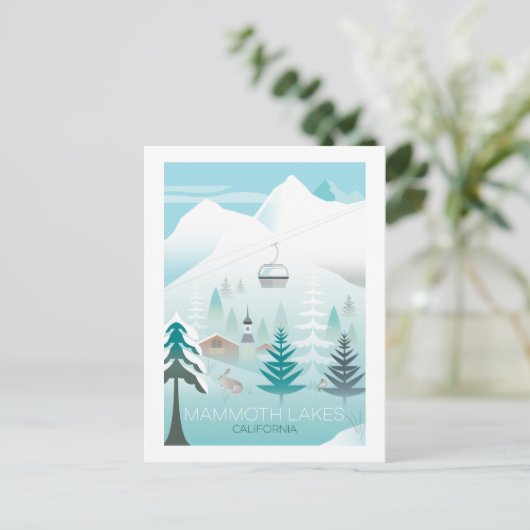 Mammoth Lakes Briefkaart (Staand voorkant)