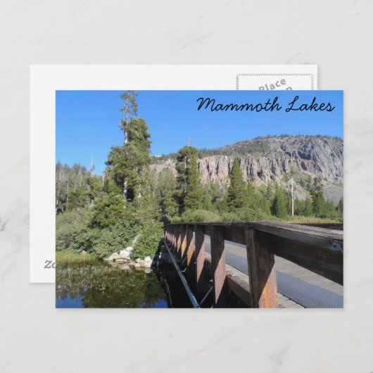 Mammoth Lakes, CA Briefkaart (Voorkant / Achterkant)