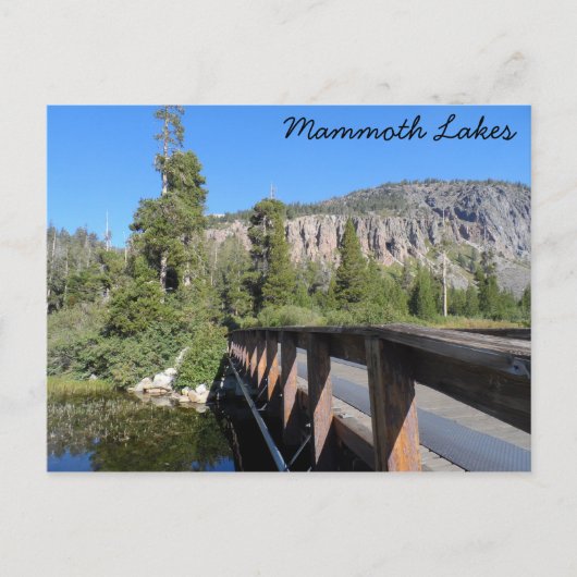 Mammoth Lakes, CA Briefkaart (Voorkant)