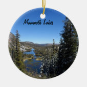 Mammoth Lakes, CA Keramisch Ornament (Voorkant)