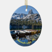 Mammoth Lakes, CA Keramisch Ornament (Rechts)