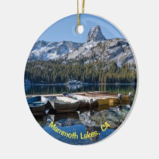 Mammoth Lakes, CA Keramisch Ornament (Links)