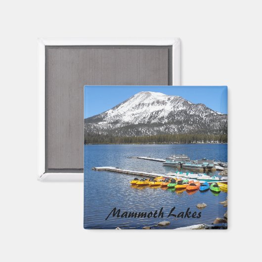 Mammoth Lakes, CA Magneet (Voorkant / Achterkant)