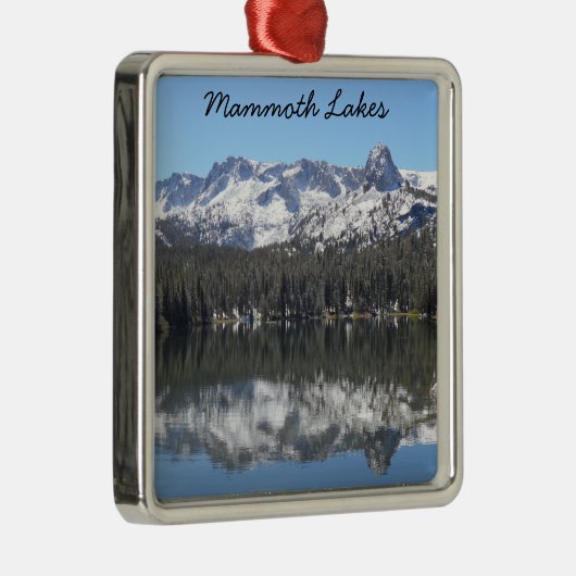 Mammoth Lakes, CA Metalen Ornament (Rechts)