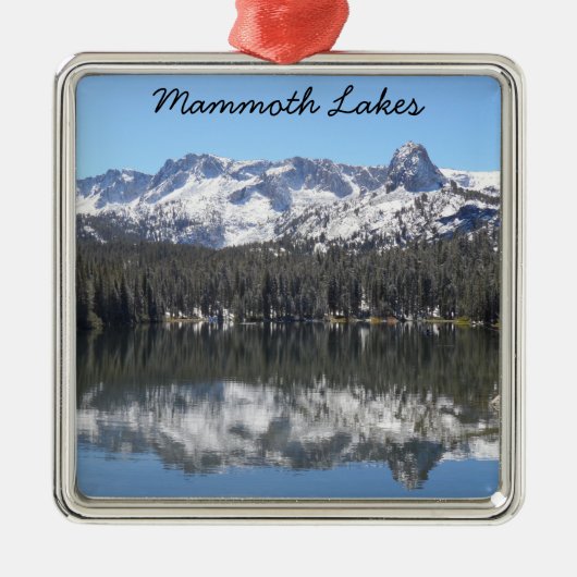 Mammoth Lakes, CA Metalen Ornament (Voorkant)