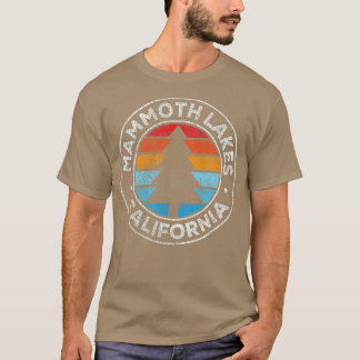 Mammoth Lakes California CA Retro 70's T-shirt