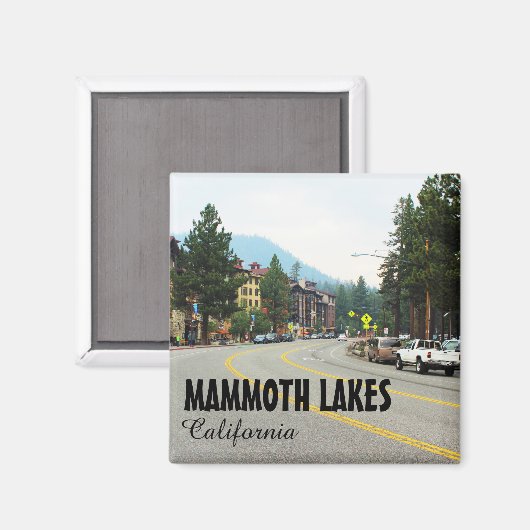 Mammoth Lakes California Magnet (Voorkant / Achterkant)