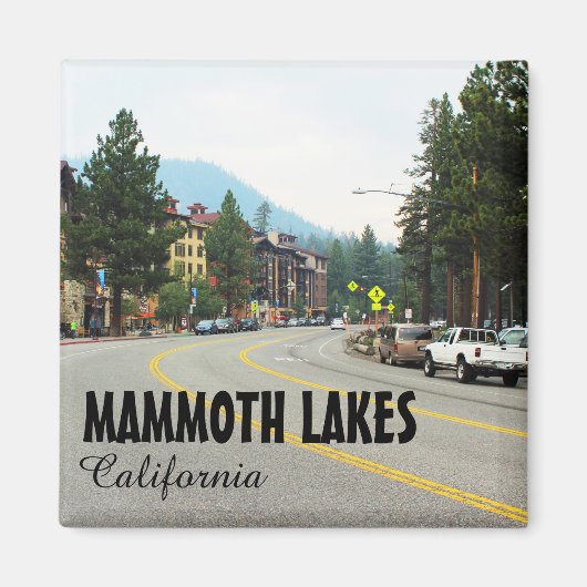 Mammoth Lakes California Magnet (Voorkant)