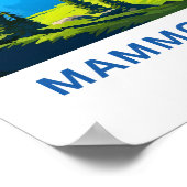 Mammoth Lakes California Reisprint Poster (Hoek)