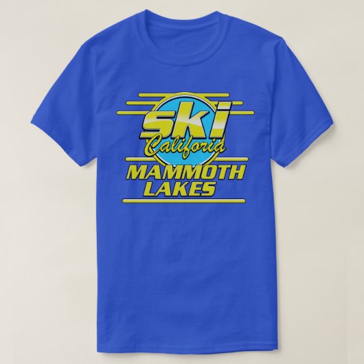 Mammoth Lakes California Ski 1 T-shirt (Design voorkant)