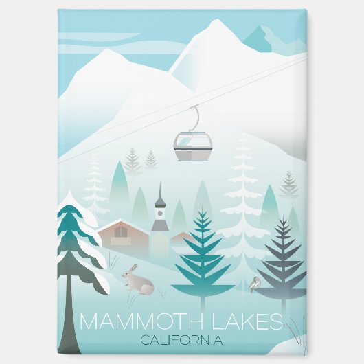Mammoth Lakes koelkastmagneet Magneet (Voorkant)