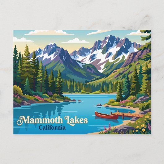 Mammoth Lakes VS Briefkaart (Voorkant)