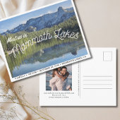Mammoth Lakes Wedding Save the Date Briefkaart