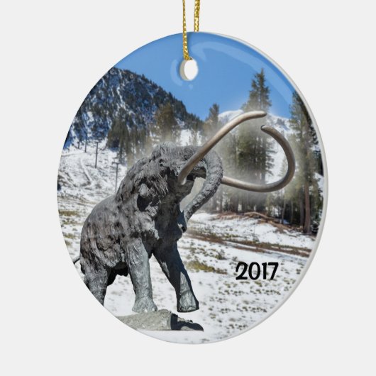 Mammoth Mountain, CA Keramisch Ornament (Links)