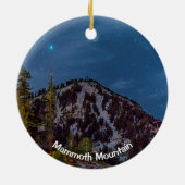 Mammoth Mountain, CA Keramisch Ornament (Achterkant)