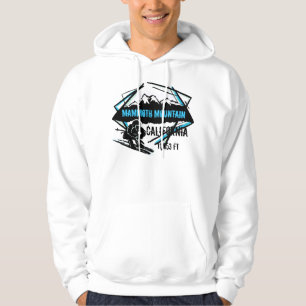 Mammoth Mountain California blue ski hoodie