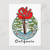 Mammoth Mountain California logo Briefkaart (Voorkant)