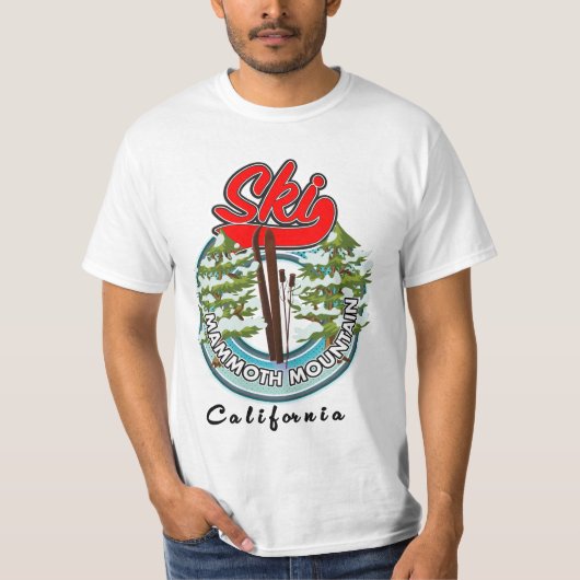 Mammoth Mountain California logo T-shirt (Voorkant)