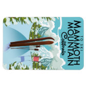 Mammoth Mountain California naar ski Magneet (Horizontaal)