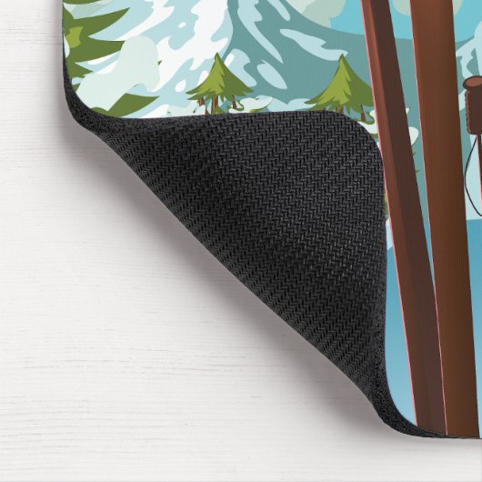 Mammoth Mountain California naar ski Muismat (Hoek)