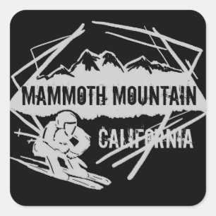Mammoth Mountain California ski berg stickers