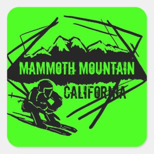 Mammoth Mountain California ski berg stickers