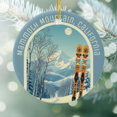 Mammoth Mountain California ski souvenir  Keramisch Ornament