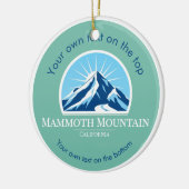 Mammoth Mountain California ski vacation  Keramisch Ornament (Links)