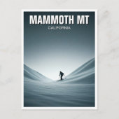 Mammoth Mountain California Skiën Skier Reizen Briefkaart (Voorkant)