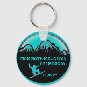 Mammoth Mountain California snewboard art sleutelh Sleutelhanger