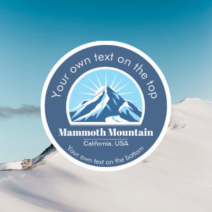 Mammoth Mountain California Verenigde Staten skige Sticker